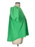 Glam 100% Polyester Green 3/4 Sleeve Blouse Size L - photo 4