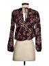 A'gaci Brown 3/4 Sleeve Blouse Size S - photo 2