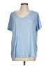 Shein Curve Blue Short Sleeve T-Shirt Size 12 Plus (0) - photo 1