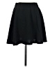 Unbranded Solid Black Casual Skirt Size S - photo 1
