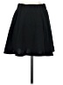 Unbranded Solid Black Casual Skirt Size S - photo 2