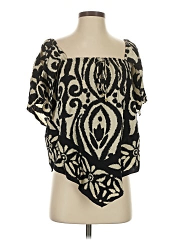 Alice & Trixie Short Sleeve Silk Top (view 1)