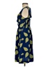 Maple 100% Polyester Print Blue Cocktail Dress Size 2 - photo 5