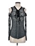Venus Gray Sleeveless Blouse Size XS - photo 1