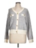 VOY Tweed Ivory Cardigan Size L - photo 1