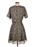 Naven 100% Polyester Animal Print Tan Cocktail Dress Size 4 - photo 2