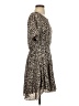 Naven 100% Polyester Animal Print Tan Cocktail Dress Size 4 - photo 4