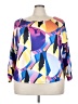 Unbranded Purple 3/4 Sleeve Blouse Size 3X - photo 1