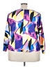 Unbranded Purple 3/4 Sleeve Blouse Size 3X - photo 2