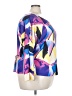 Unbranded Purple 3/4 Sleeve Blouse Size 3X - photo 4