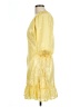 Lavender Brown 100% Polyester Yellow Cocktail Dress Size L - photo 5