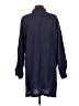 Dialogue Blue 3/4 Sleeve Button-Down Shirt Size L - photo 2
