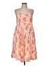 Torrid Floral Pink Orange Cocktail Dress Size Med Plus (00) - photo 1