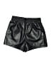 Ci Sono 100% Polyurethane Metallic Black Shorts Size M - photo 2