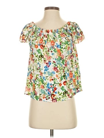 Hippie Laundry Short Sleeve Blouse (view 1)