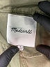 Madewell 100% Cotton Solid Green Jacket Size S - photo 6