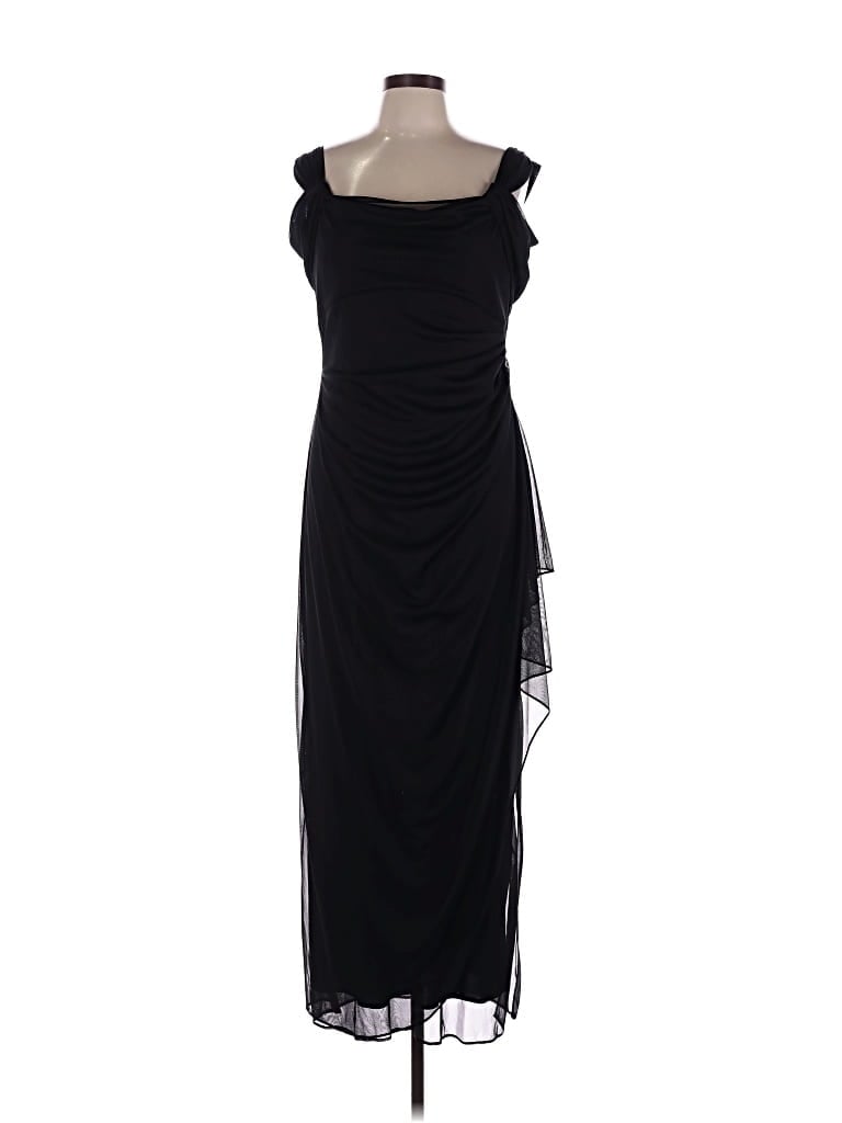 Pre-owned Alex Evenings Cocktail Dress In Black
