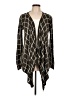Pink Clover 100% Viscose Black Cardigan Size L - photo 1