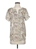 DR2 100% Polyester Paisley Ivory Short Sleeve Henley Size S - photo 1