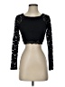 Express Black Long Sleeve Top Size XS - photo 1