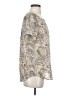 DR2 100% Polyester Paisley Ivory Short Sleeve Henley Size S - photo 4