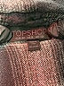 Topshop 100% Viscose Plaid Gray Long Sleeve Button-Down Shirt Size 8 - photo 7