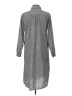 Unbranded 100% Polyester Checkered-gingham Gray Casual Dress Size L - photo 2