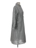 Unbranded 100% Polyester Checkered-gingham Gray Casual Dress Size L - photo 4