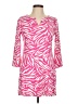 Barbara Gerwit Animal Print Pink Casual Dress Size L - photo 1