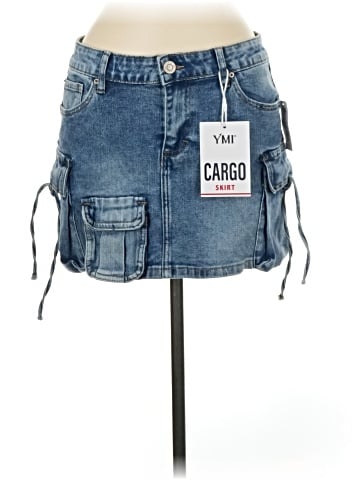 YMI Denim Skirt (view 1)