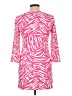 Barbara Gerwit Animal Print Pink Casual Dress Size L - photo 2