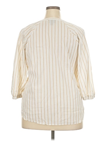 Worthington 3/4 Sleeve Button-Down Shirt (view 2)