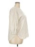 Worthington Stripes Ivory 3/4 Sleeve Button-Down Shirt Size XXL - photo 4
