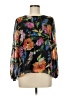 Investments 100% Polyester Black Long Sleeve Blouse Size M (petite) - photo 1