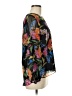 Investments 100% Polyester Black Long Sleeve Blouse Size M (petite) - photo 4