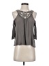 Pinky 100% Rayon Gray Sleeveless Blouse Size XS - photo 1