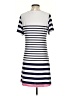 Reborn Stripes Blue Casual Dress Size S - photo 2