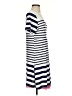 Reborn Stripes Blue Casual Dress Size S - photo 4