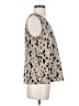Unbranded Animal Print Ivory Sleeveless Blouse Size S (estimated) - photo 4