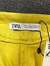 Zara 100% Cotton Solid Yellow Shorts Size L - photo 3