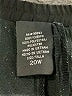 Dana Kay 100% Polyester Solid Black Casual Pants Size 20 - photo 4
