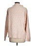 Ann Taylor Solid Pink Turtleneck Sweater Size M - photo 2