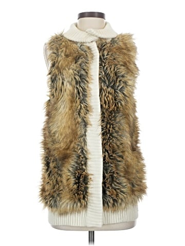 MICHAEL Michael Kors Faux Fur Vest (view 1)