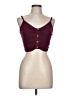 Ambiance Burgundy Sleeveless Top Size L - photo 1