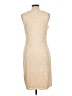 Nine West Metallic Gold Cocktail Dress Size L - photo 2