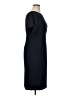 Eliza J Solid Blue Black Cocktail Dress Size 16 - photo 4