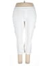 Susan Graver Solid White Active Pants Size XL - photo 1