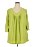 Assorted Brands Green 3/4 Sleeve Blouse Size 2X - photo 1