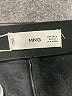 MNG Metallic Black Casual Pants Size S - photo 7