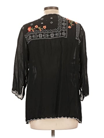 Johnny Was 3/4 Sleeve Blouse (view 2)
